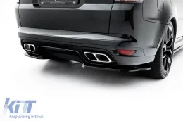 Maxton Design Seitenerweiterungen geeignet für SVR Heckstoßstange am Land Rover Range Rover Mk2 Facelift 2018-2022, schwarz lackiert-image-6153196