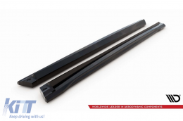 Maxton Design Seitenschweller-Diffusoren geeignet für Audi SQ8, Q8 S-Line 2018-2023, glänzend schwarz-image-6235943