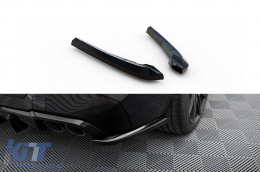 Maxton Design side additions suitable for diffuser on BMW X3 M F97 after 2021, black lacquer - ABSB6020631