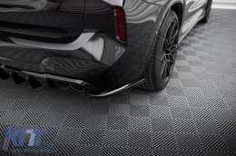 Maxton Design side additions suitable for diffuser on BMW X3 M F97 after 2021, black lacquer-image-6236349