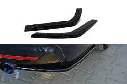 image-54-Maxton Design side extensions suitable for rear M Technik bumper on BMW Series 4 F32 after 2013, black lacquer