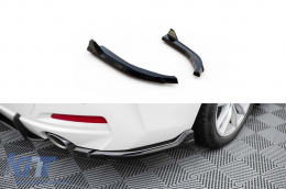 image-3-Maxton Design side extensions suitable for rear bumper of BMW 3 Series G20 sedan, G21 touring after 2022, black lacquer