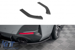 image-56-Maxton Design side extensions suitable for rear bumper of BMW 4 Series Gran Coupe G26 after 2021, matte black