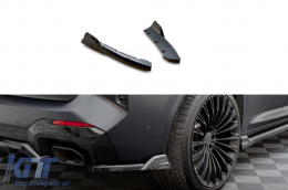 image-31-Maxton Design side extensions suitable for rear bumper of BMW X3 with M package G01 after 2021, black lacquer