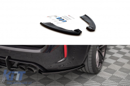 Maxton Design side extensions suitable for rear bumper of BMW X5M F15 2014-2018, black lacquer - ABSB6020636