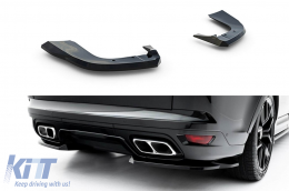 Maxton Design side extensions suitable for SVR rear bumper on Land Rover Range Rover Mk2 Facelift 2018-2022, black lacquer - ABLRSX6010736