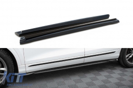 Maxton Design side skirt diffusers suitable for Audi SQ8, Q8 S-Line 2018-2023, gloss black - ABSSA6020581