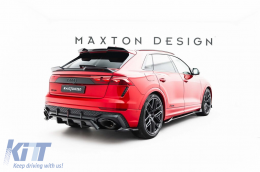 Maxton Design Spoiler geeignet für Audi RSQ8 Kofferraum nach 2023, schwarze Lackierung-image-6235823