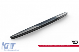 Maxton Design Spoiler geeignet für Audi S4 B8 Limousine 2012-2015, schwarze Lackierung-image-6235912