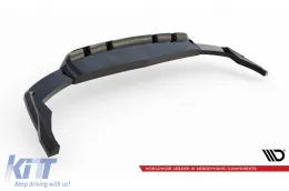 Maxton Design Spoiler geeignet für den hinteren S-Line Stoßfänger am Audi SQ8, Q8 nach 2023, schwarz lackiert-image-6140320