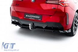 Maxton Design Spoiler geeignet für den Heckstoßfänger des BMW X3 G45 mit M-Paket nach 2024, schwarz lackiert-image-6144113