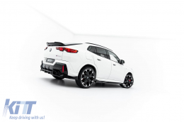 Maxton Design Spoiler geeignet für die hintere Stoßstange des BMW X2 M Paket U10 nach 2023, schwarz lackiert-image-6236283
