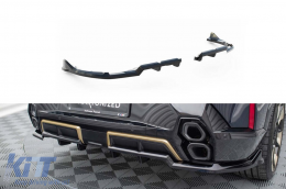 image-42-Maxton Design Spoiler geeignet für die hintere Stoßstange des BMW XM G09 nach 2022, schwarze Lackierung