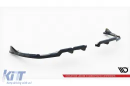 Maxton Design Spoiler geeignet für die hintere Stoßstange des BMW XM G09 nach 2022, schwarze Lackierung-image-6236453