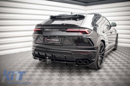Maxton Design Spoiler geeignet für die hintere Stoßstange des Lamborghini Urus MK1 nach 2018, schwarze Lackierung-image-6237714