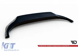 Maxton Design Spoiler geeignet für die Front-S-Line-Stoßstange am Audi SQ8, Q8 nach 2023, schwarz lackiert-image-6140313