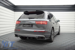 Maxton Design Spoiler geeignet für Heckstoßstange von Audi Q7 2015-2019, schwarz lackiert-image-6140289