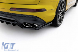 Maxton Design Spoiler geeignet für Heckstoßstange des Audi SQ7 2019-2023, schwarz lackiert-image-6140590