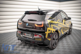 Maxton Design Spoiler geeignet für Heckstoßstange des BMW i3 2017-2022, schwarz lackiert-image-6143934