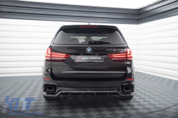 Maxton Design Spoiler geeignet für Heckstoßstange des BMW X5 F15 mit M-Paket 2013-2018, schwarz lackiert-image-6144223