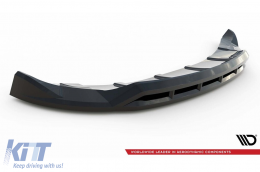 Maxton Design Spoiler geeignet für Frontstoßstange des Land Rover Discovery HSE nach 2017, schwarz lackiert-image-6153180