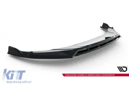 image-64-Maxton Design Spoiler geeignet für Frontstoßstange von Audi RSQ8 nach 2023, schwarze Lackierung