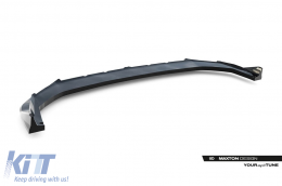 Maxton Design Spoiler geeignet für Frontstoßstange des BMW X2 U10 mit M-Paket nach 2023, schwarze Lackierung-image-6236271
