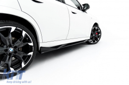 Maxton Design spoiler készlet küszöb spoilerekhez, első és hátsó lökhárítóhoz, valamint csomagtérhez BMW X2 U10 M csomaggal 2023-tól, fekete lakk kivitelben-image-6236301
