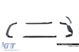 Maxton Design Spoiler-Kit geeignet für Seitenschweller, Front-, Heckstoßstange und Kofferraum für BMW X2 U10 mit M-Paket nach 2023 in schwarzem Lack-image-6236287