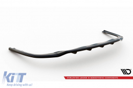 Maxton Design spoiler kit suitable for front, rear bumper, and trunk of Audi A8 D4 2013-2017, long wheelbase-image-6235725