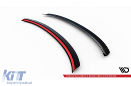 Maxton Design spoiler kit suitable for front, rear bumper, and trunk of Audi A8 D4 2013-2017, long wheelbase-image-6235727