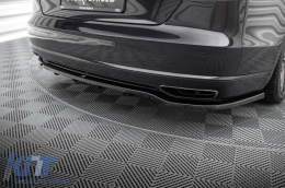 Maxton Design spoiler kit suitable for front, rear bumper, and trunk of Audi A8 D4 2013-2017, long wheelbase-image-6235735