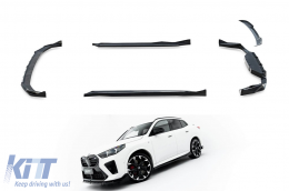 Maxton Design spoiler kit suitable for side skirts, front, rear bumper, and trunk for BMW X2 U10 with M package after 2023 in black lacquer - ABSB6020625