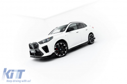 Maxton Design spoiler kit suitable for side skirts, front, rear bumper, and trunk for BMW X2 U10 with M package after 2023 in black lacquer-image-6236306