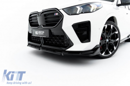 Maxton Design spoiler kit suitable for side skirts, front, rear bumper, and trunk for BMW X2 U10 with M package after 2023 in black lacquer-image-6236308