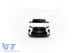 Maxton Design spoiler kit suitable for side skirts, front, rear bumper, and trunk for BMW X2 U10 with M package after 2023 in black lacquer-image-6236309