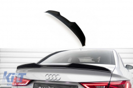 Maxton Design spoiler suitable for Audi A3 8V sedan 2013-2016, black lacquer - ABAUSX6008140