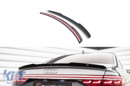image-9-Maxton Design spoiler suitable for Audi A8, A8 S line 2017-2021, S8 D5 2019-2021, black lacquer