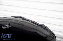 Maxton Design spoiler suitable for Audi Q7 S-Line, SQ7 trunk, 2015-2019, 2019-2023, after 2023, black lacquer-image-6140546