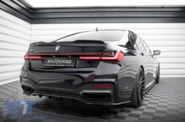 Maxton Design spoiler suitable for BMW 7 Series G11 with M package 2015-2022, black lacquer-image-6236216