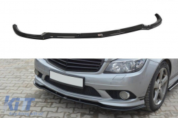 Maxton Design spoiler suitable for front A Design bumper on Mercedes C-Class W204 2007-2010, carbon color - ABMESX6010842
