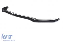 Maxton Design spoiler suitable for front A Design bumper on Mercedes C43 sedan W205, estate S205 2016-2018, black lacquer - ABMESX6010845