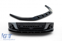 Maxton Design spoiler suitable for front bumper of Audi S8, A8 S-Line D5 after 2021, black lacquer - ABAUSX6008223