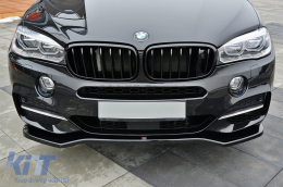 Maxton Design spoiler suitable for front bumper for BMW X5 F15 with M package 2013-2018, carbon color - ABBMSX6008576