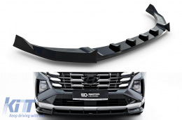 Maxton Design spoiler suitable for front bumper of Hyundai Tucson MK4 Facelift after 2024, black lacquer - ABHYSX6009526