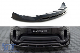 Maxton Design spoiler suitable for front bumper of Land Rover Discovery HSE after 2017, black lacquer - ABLRSX6010734