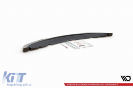 Maxton Design spoiler suitable for front bumper of Mini Cooper, One R50 2001-2006, matte black - ABMISX6010841