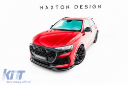 Maxton Design spoiler suitable for front bumper of Audi RSQ8 after 2023, black lacquer-image-6235865