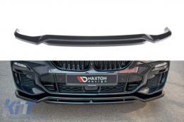 image-51-Maxton Design spoiler suitable for front M Technik bumper for BMW X5 G05 after 2018, black lacquer