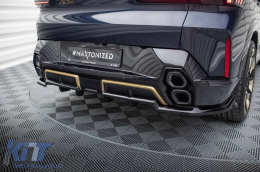 Maxton Design spoiler suitable for rear bumper of BMW XM G09 after 2022, black lacquer-image-6236459